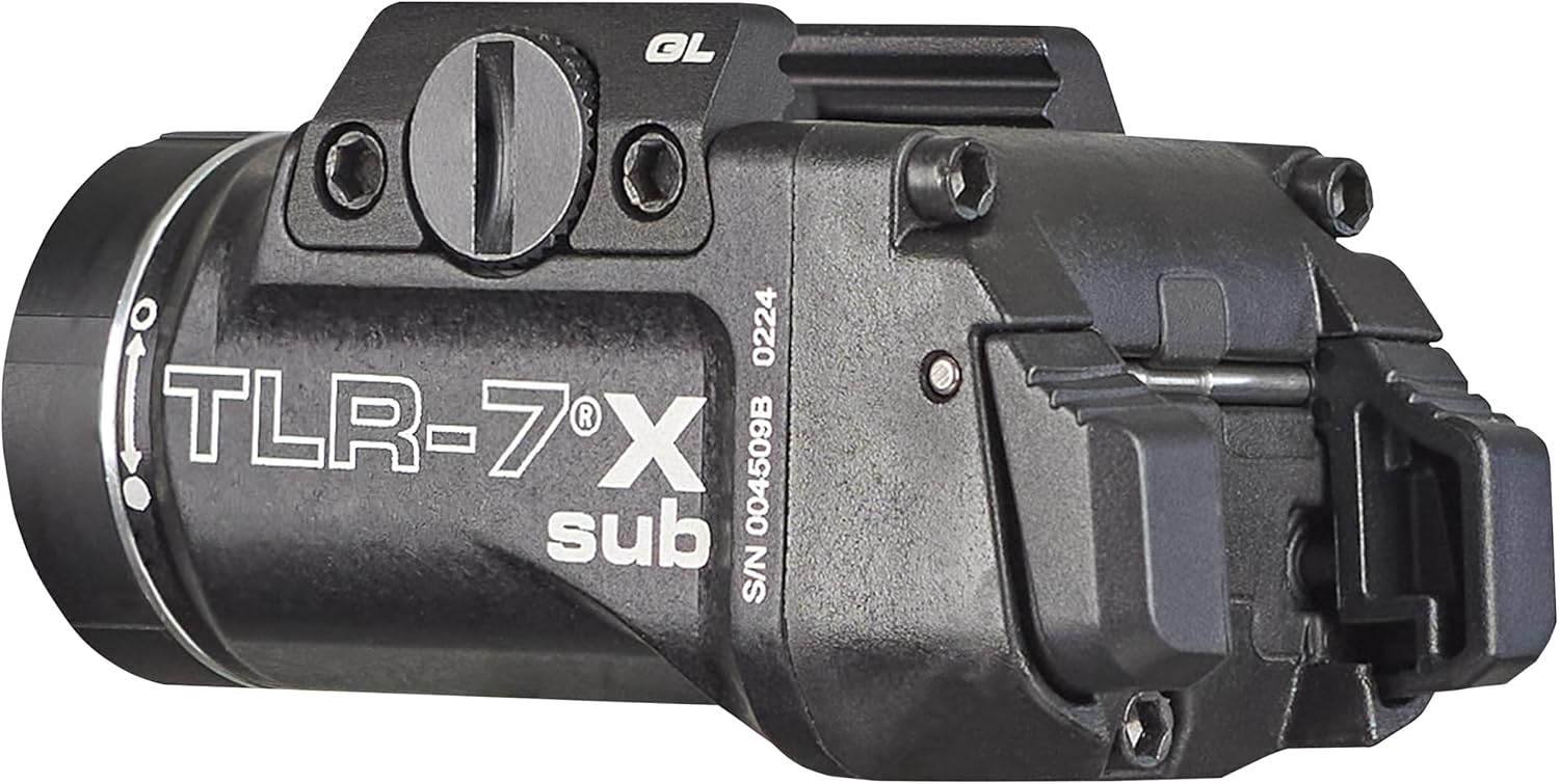 Streamlight 69405 TLR-7 X sub USB 500-Lumen 5000-Candela Weapon Light Designed Exclusively and Solely for Railed Glock