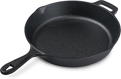 COMMERCIAL CHEF Pre-Seasoned Cast Iron Skillets