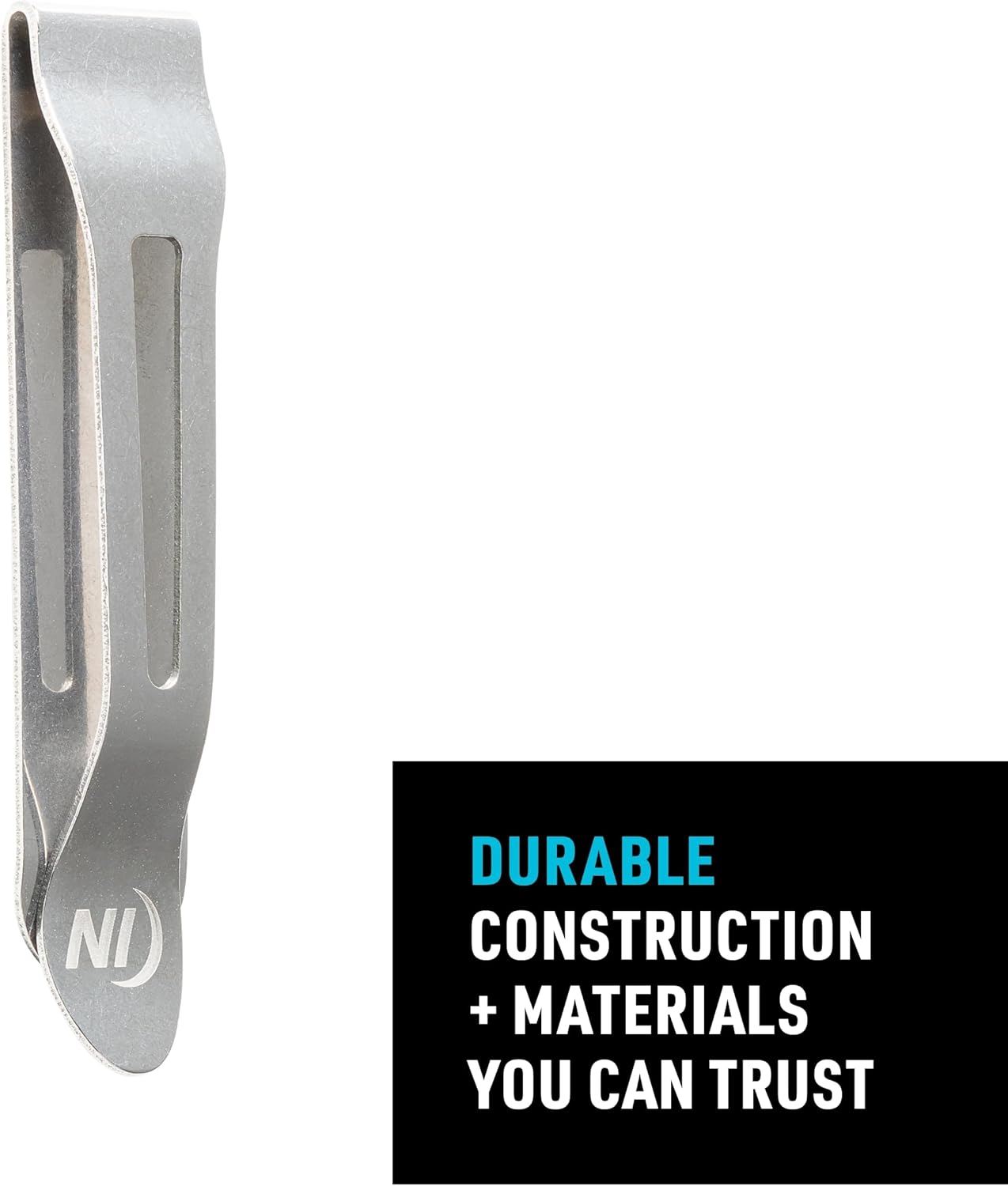 Nite Ize HipClip Universal Pocket Clip - Stainless Steel Adhesive Clip - Pocket Accessories for Cell Phone