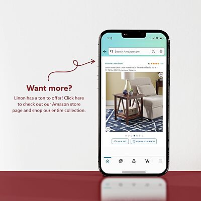 Linon Home Dcor Linon Home Decor Titian End Table, 20"w x 17.72"d x 22.01"h, Antique Tobacco