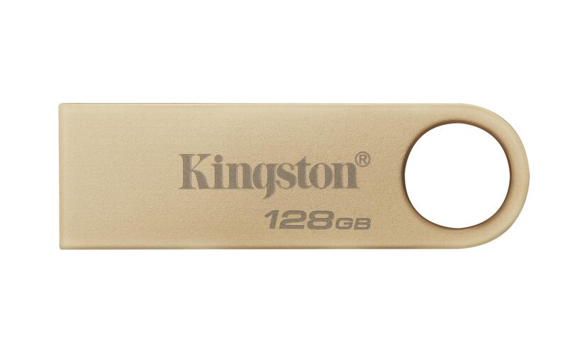 Kingston DataTraveler SE9 Gen 3-128GB - 220MB/s Read - Metal - USB 3.2 Gen 1 - Gold