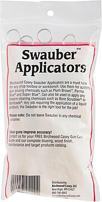 Birchwood Casey Gun Cleaning Patches and Swauber Applicators