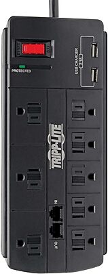Tripp Lite Surge Protector Power Strip with USB Charging
