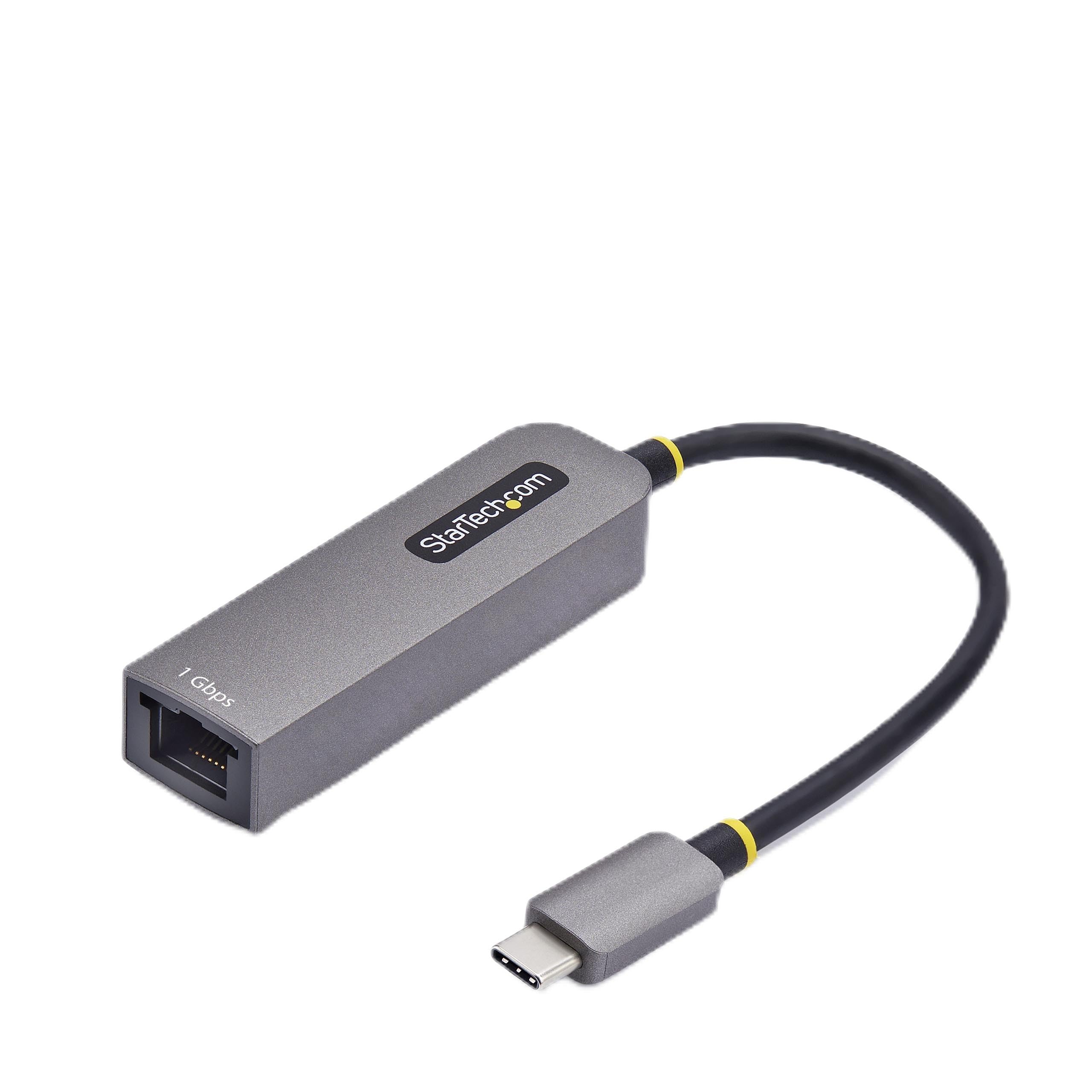 StarTech.com USB-C to Ethernet Adapter, 100W PD Pass-Through, NIC, USB 3.0 Type-C 1Gbps Multi Speed Network, Windows & Mac