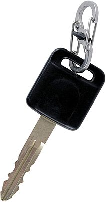 Nite Ize S-Biner MicroLock Stainless Steel Dual-Gate Carabiner Key Holder