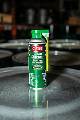 CRC Food Grade Silicone 03040 - 10 Wt. Oz., Multi-Purpose Silicone Lubricant for High Temperature Applications 10 Oz 1 Pack Silicone