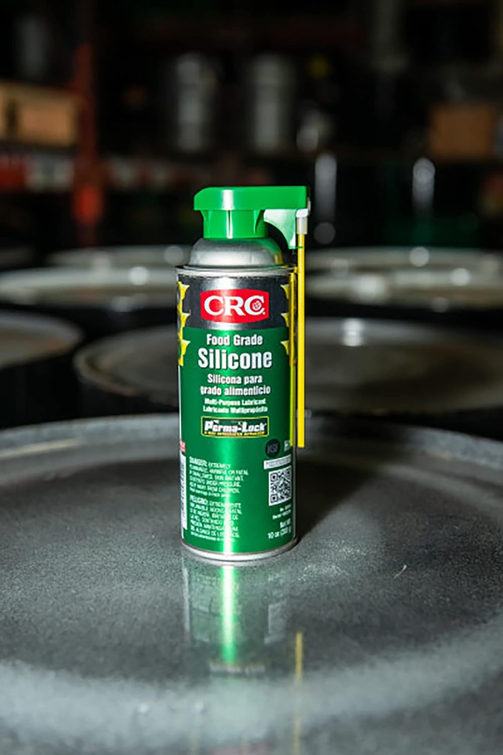 CRC Food Grade Silicone 03040 - 10 Wt. Oz., Multi-Purpose Silicone Lubricant for High Temperature Applications 10 Oz 1 Pack