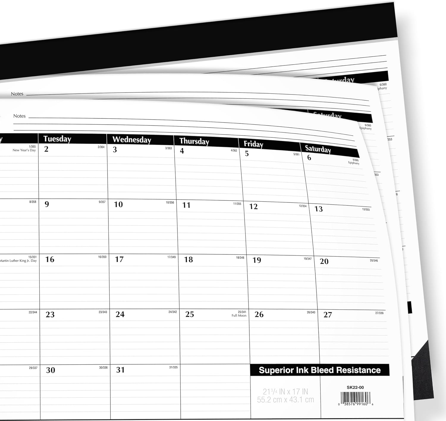 AT-A-GLANCE Monthly Desk Pad Calendar