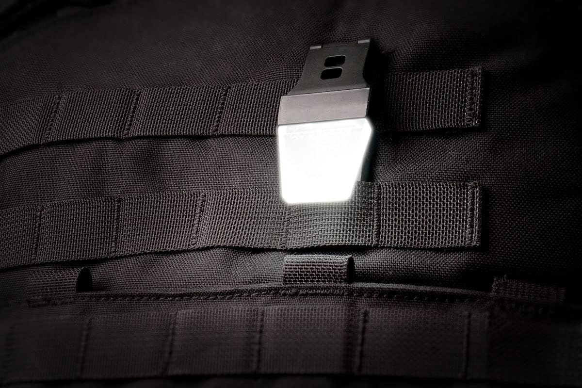 QUIQLITE QX2 Hands-Free LED Pocket Light, 20–200 Lumens, USB‑C Rechargeable, Aluminum Housing