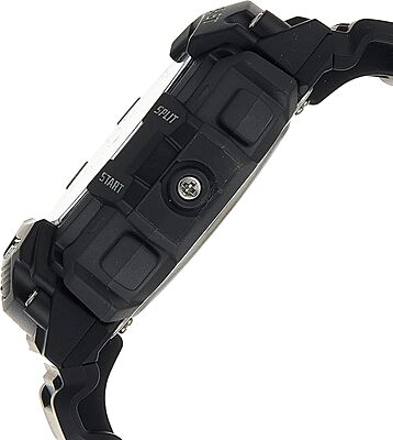 CASIO Mud-Resistant Digital Sport Watch with Resin Strap