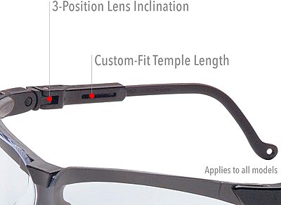 UVEX Genesis Safety Glasses with Uvextreme Anti-fog Coating