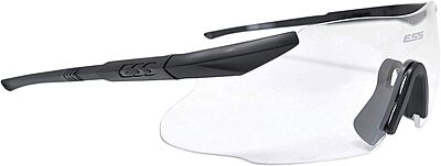 ESS Eyewear Eye Safety Systems ICE-One Ballistic Eyeshield, Clear Lens, White, 2.4 (740-0005)