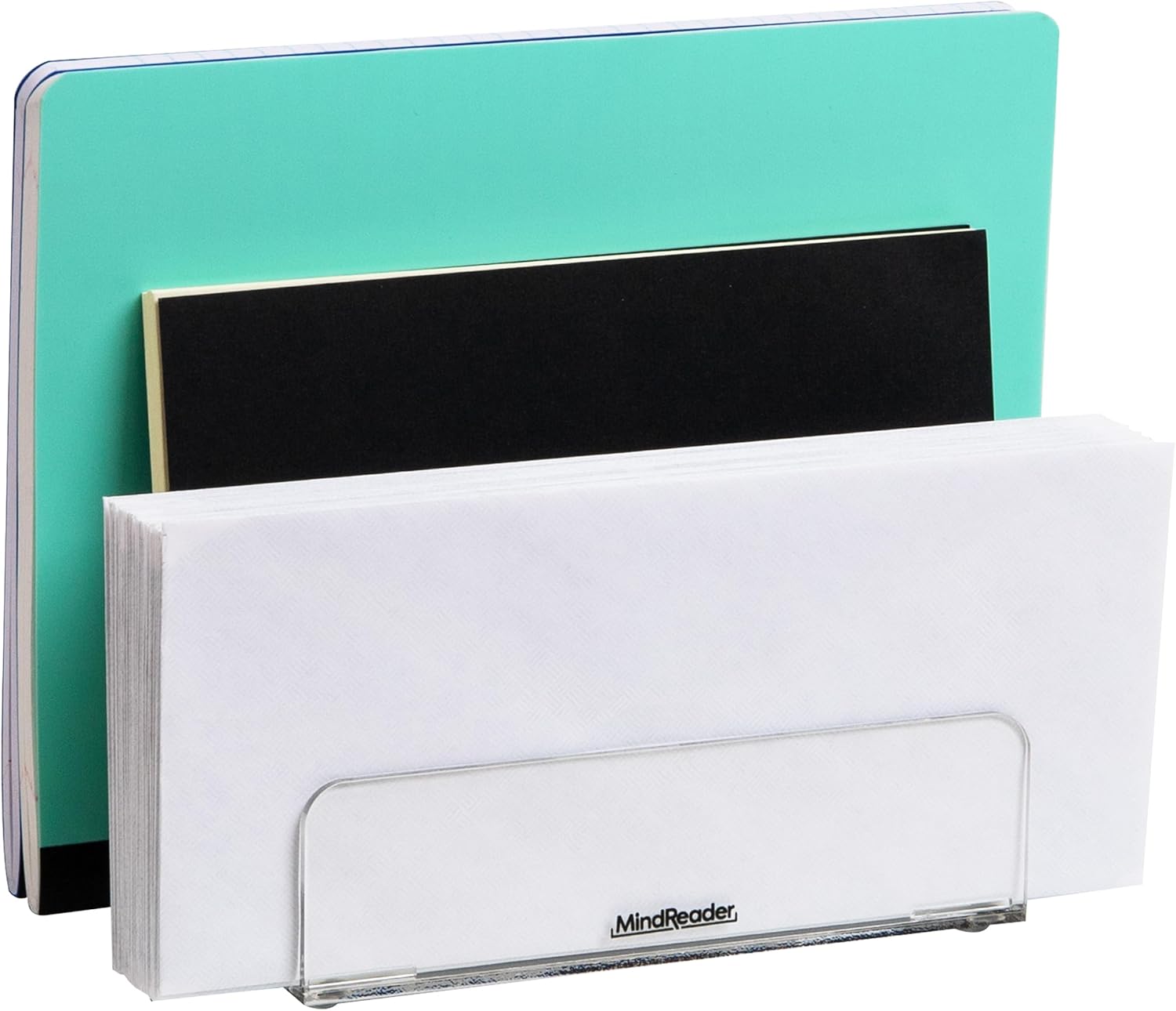 MIND READER Acrylic Desktop Organizer, Clear