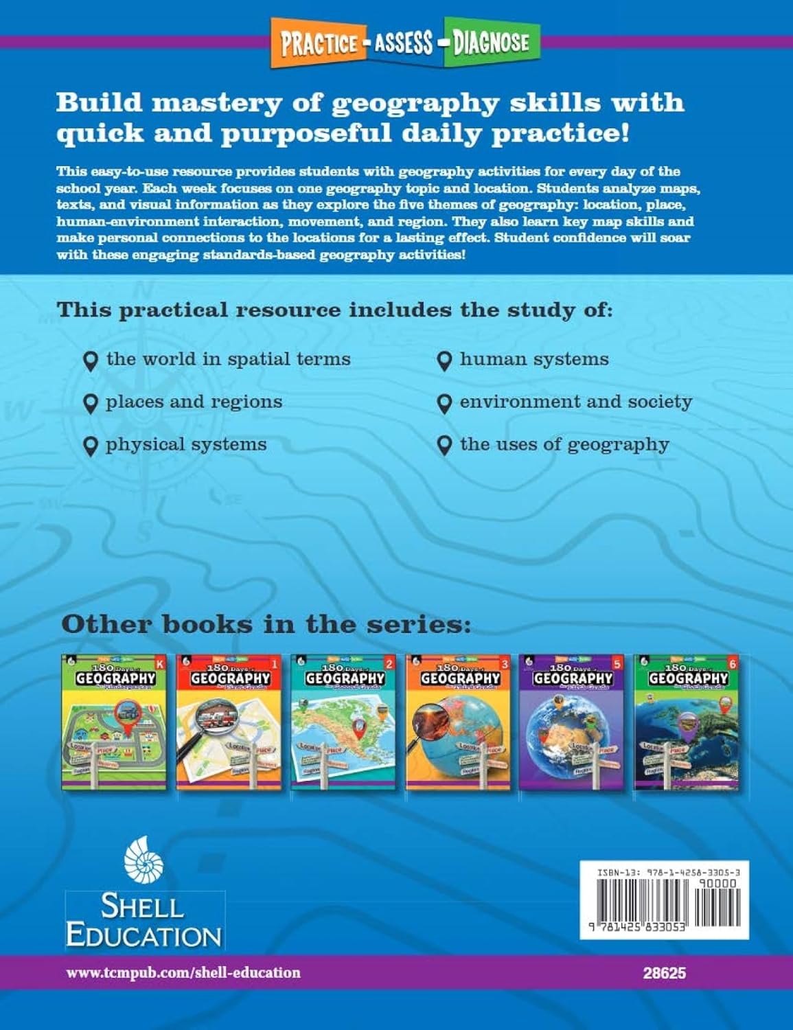 180 Days™: Social Studies, Geography for 4th Grade Practice Workbook for Classroom and Home