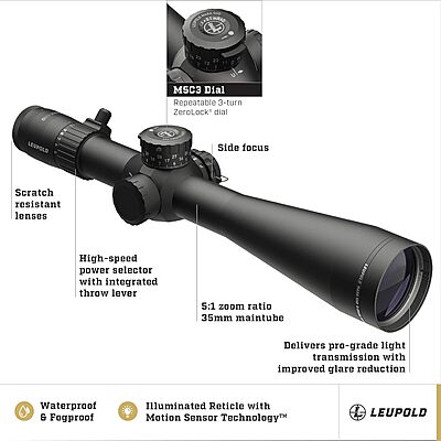 LEUPOLD Mark 5HD FFP Side Focus Riflescope