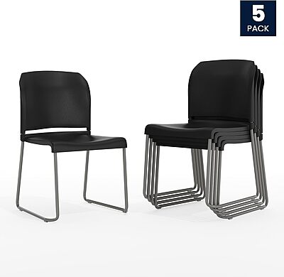 Flash Furniture HERCULES Series 880 lb Contoured Full-Back Stack Chair