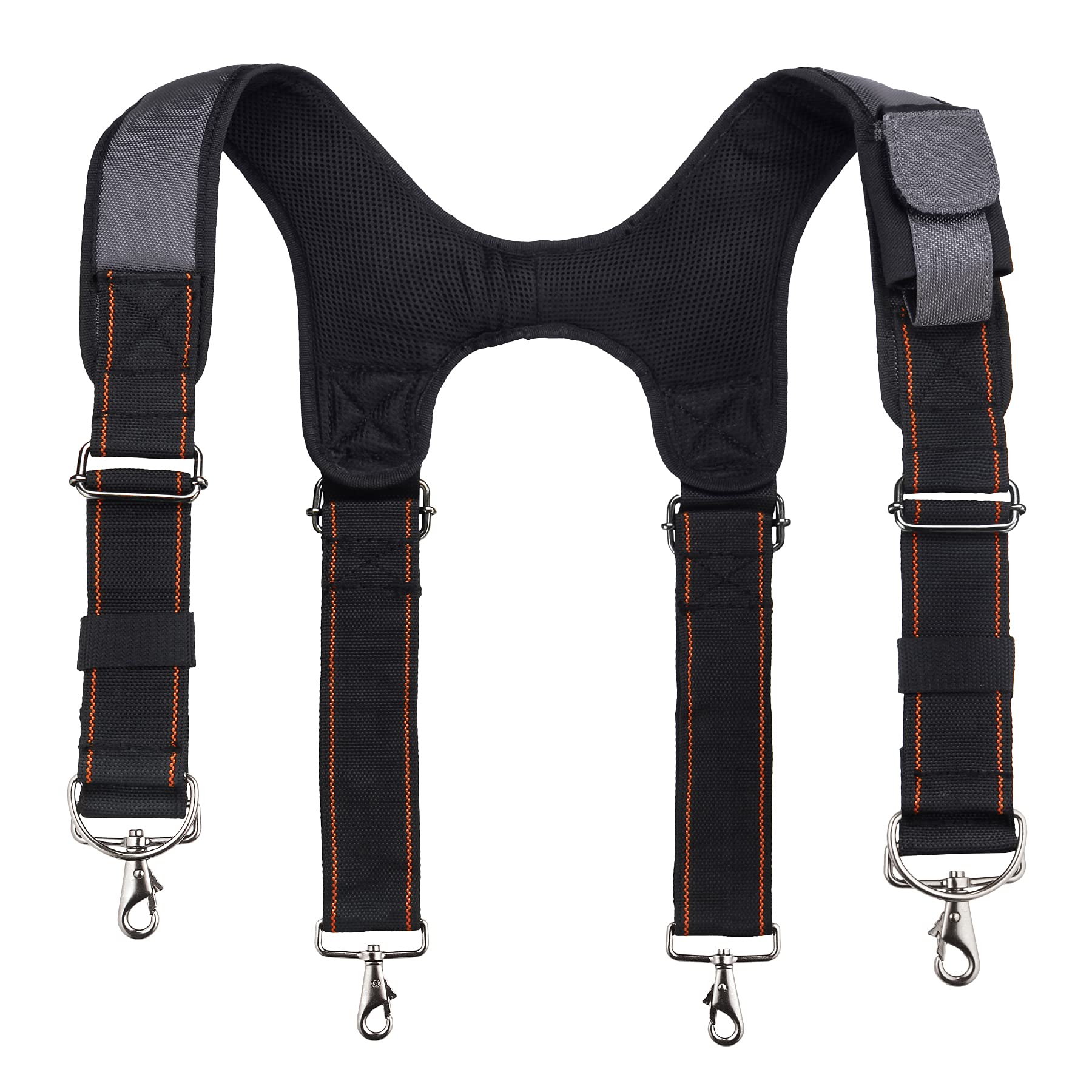 Ergodyne Arsenal 5560 Tool Belt Suspenders, Padded Shoulders, Adjustable , 36"-48"