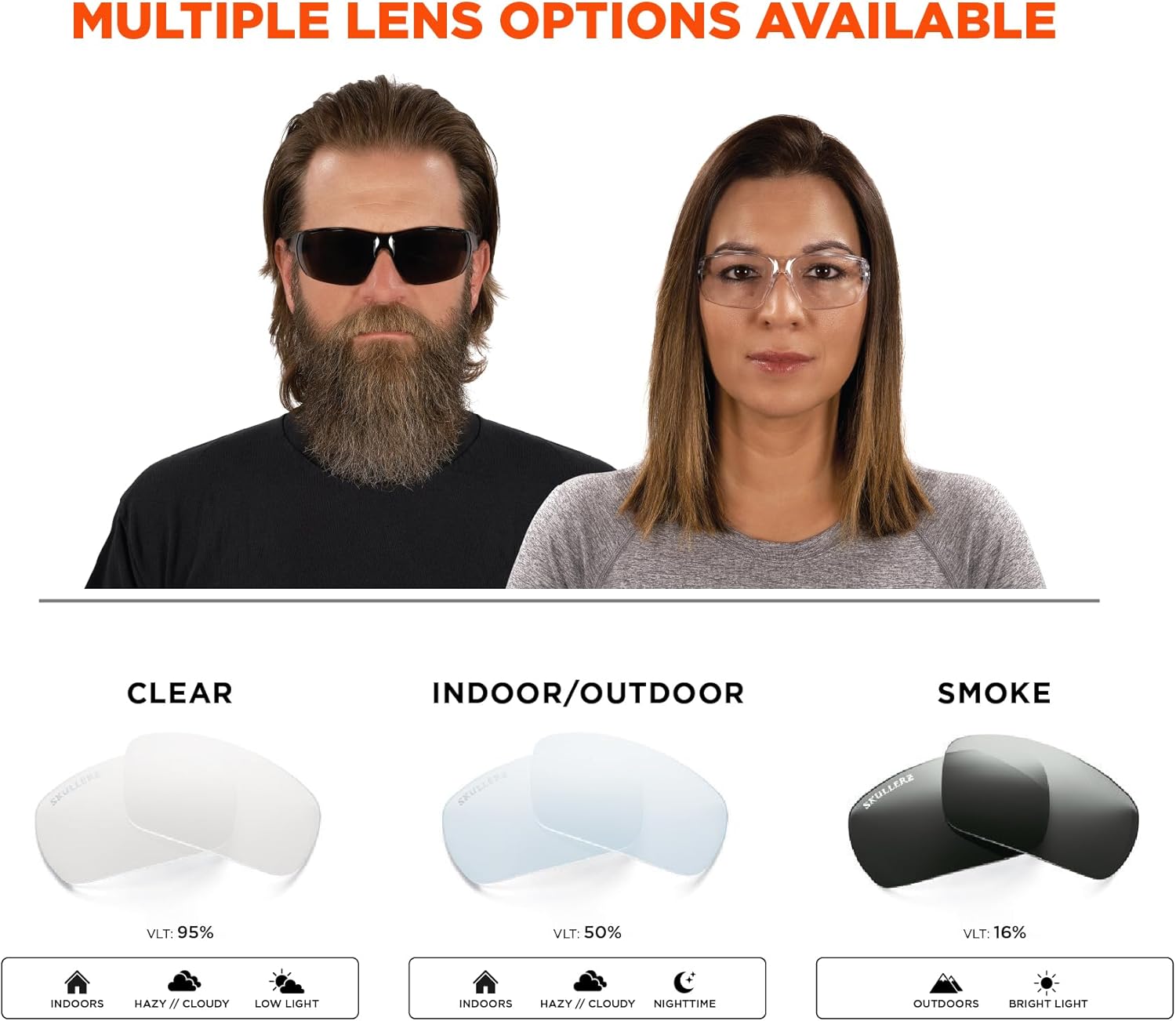 Ergodyne Skullerz VALI Frameless Safety Glasses