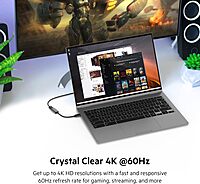 Belkin HDMI to DisplayPort Adapter, DisplayPort 1.2 to HDMI 2.0 Converter - Compatible with 4K 60fps, HDR & HDR10 Monitors