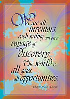 Barker Creek Poster Duet Set, Unlimited Possibilities, Set of 2 Inspirational Posters, Office, Home, & School Décor 13-3/8" x 19" (1897)