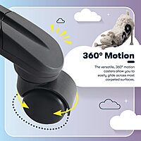 Serta Fairbanks Big & Tall Executive Office Chair, Ergonomic Comfy High-Back ComputerChairs with Lumbar Support