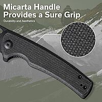 SENCUT Vesperon Folding Pocket Knife 3.35in Blade