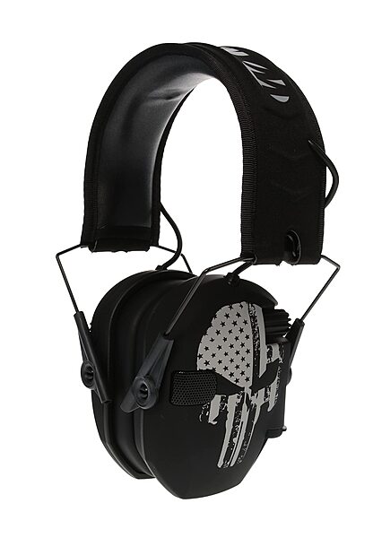 WALKER'S Razor Slim Electronic Earmuffs Ultra Low-Profile Folding Hearing Protection