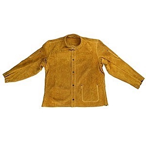 30” leather welding jacket, Kevlar sewn
