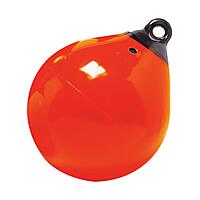 Taylor Made Products 61140 Tuff End Inflatable Vinyl Boat Buoy, Orange, 9 inch Diameter
