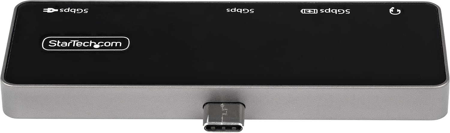 USB C Multiport Adapter - USB-C to 4K 60Hz HDMI 2.0, 100W Power Delivery Pass-Through Charging, 3-Port USB 3.0 Hub