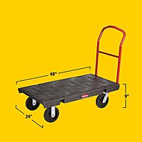 RUBBERMAID COMMERCIAL Heavy-Duty Platform Truck 24 x 48