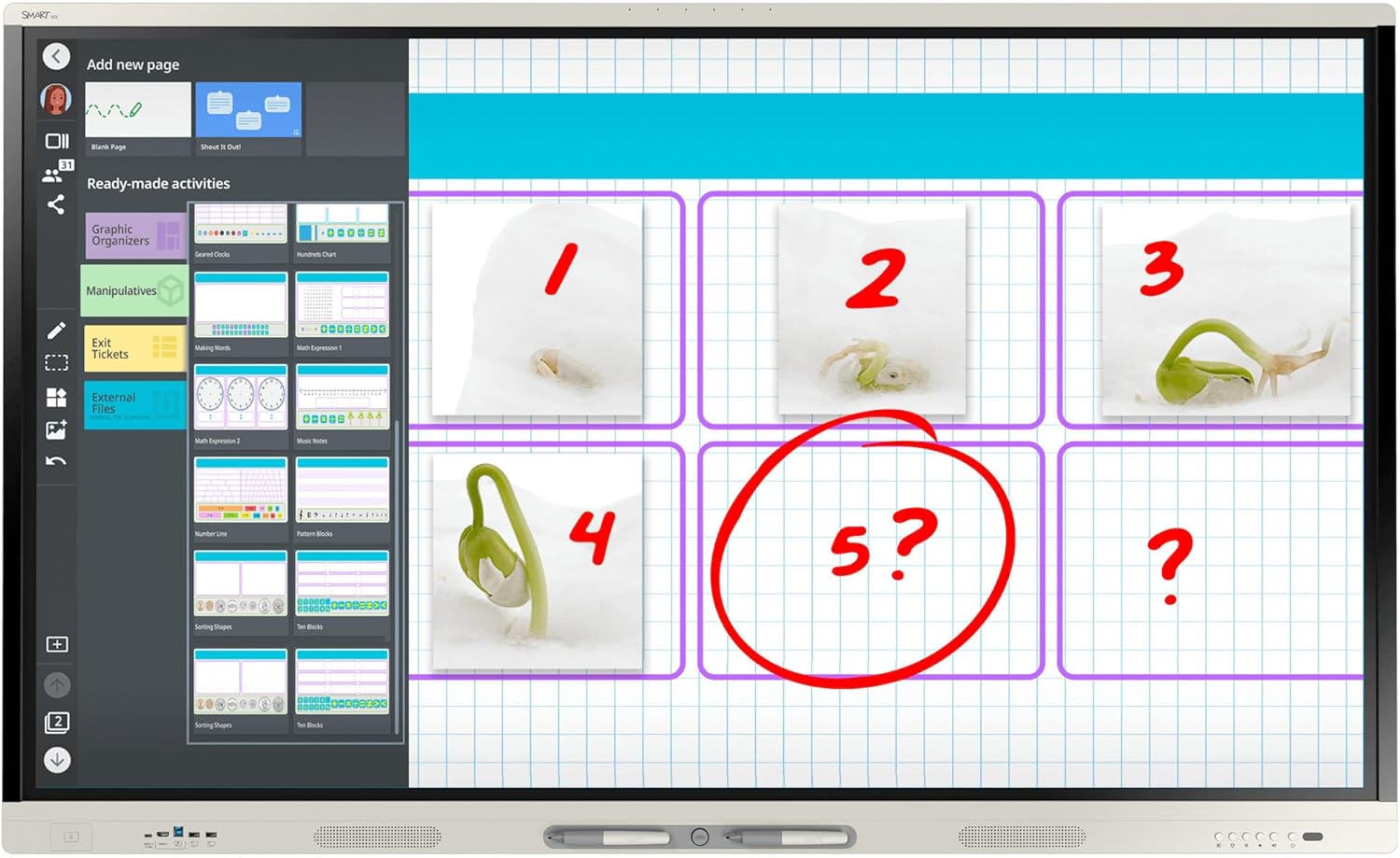 SMART BOARD MX075-V5 INTERACTIVE DISPLAY WITH IQ