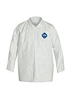 DuPont Tyvek 400 TY303S Disposable Shirt with Open Cuff, White, Medium (Pack of 50) 50-pack White Medium