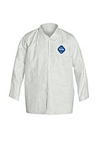 DuPont Tyvek 400 TY303S Disposable Shirt with Open Cuff, White, Medium (Pack of 50) 50-pack White Medium