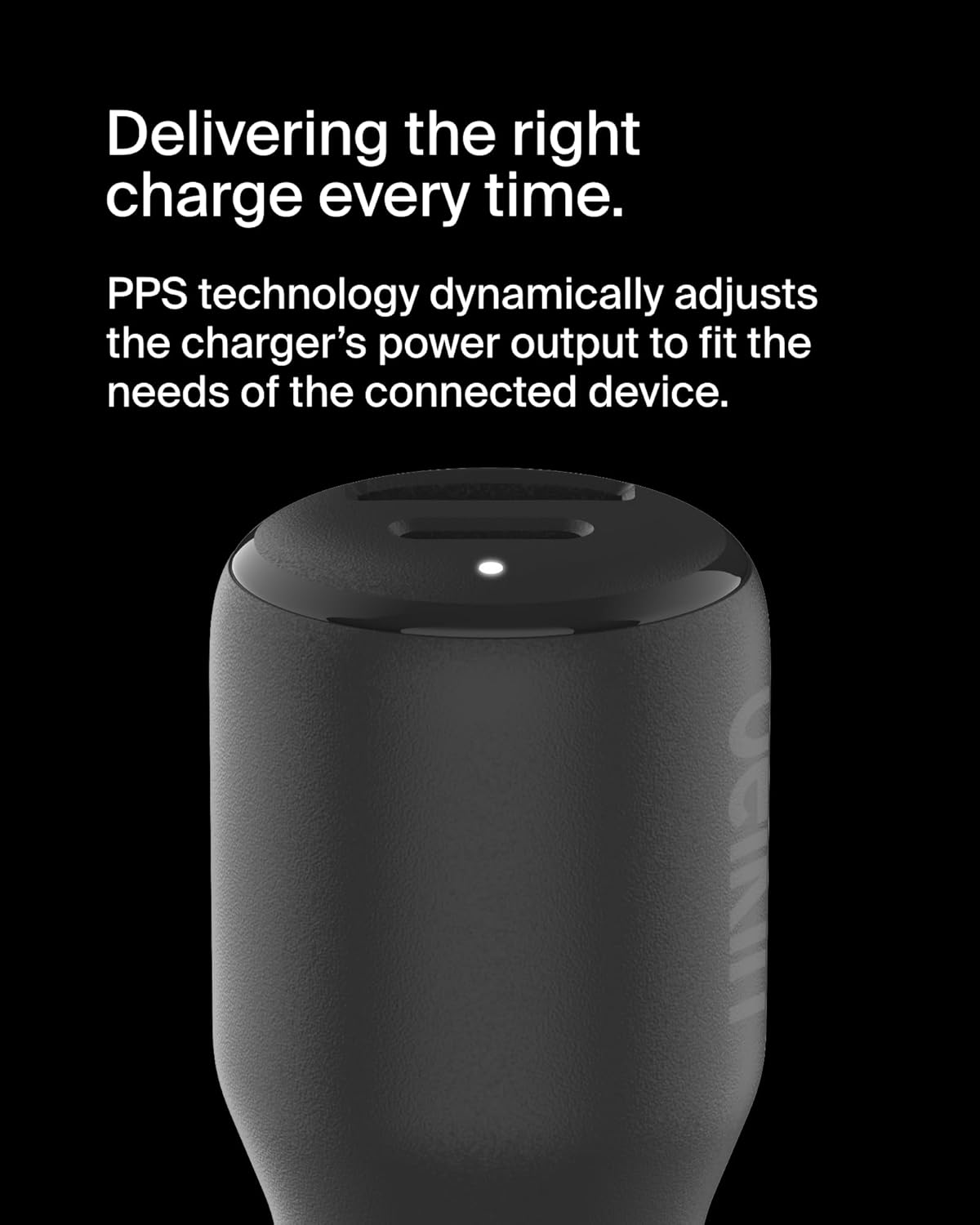 Belkin BoostCharge 42-Watt Dual Port Fast Car Charger with30W USB-C & 12W USB-A Ports