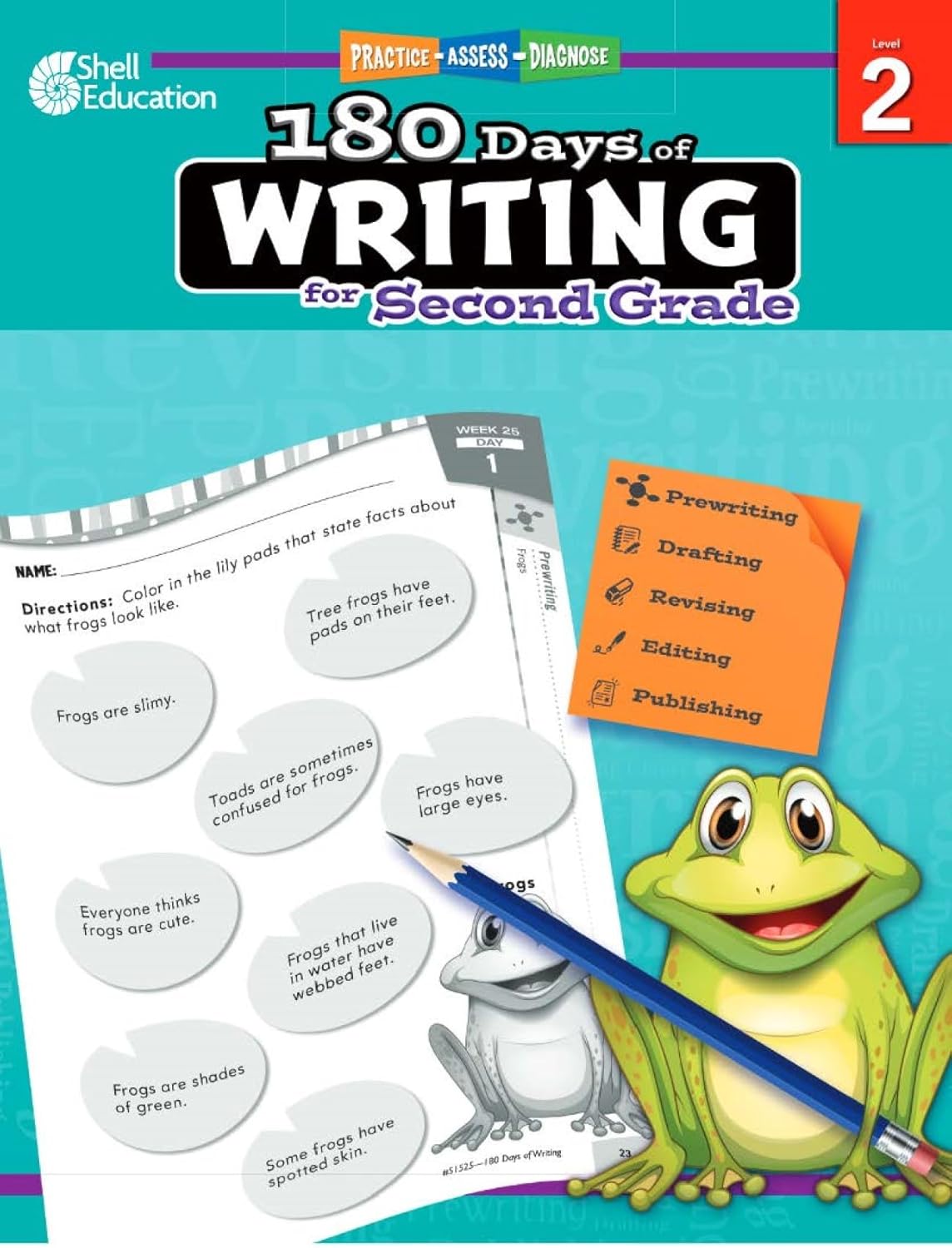 180 Days of Writing for Second Grade - An Easy-to-Use Second Grade Writing Workbook to Practice and Improve Writing Skills