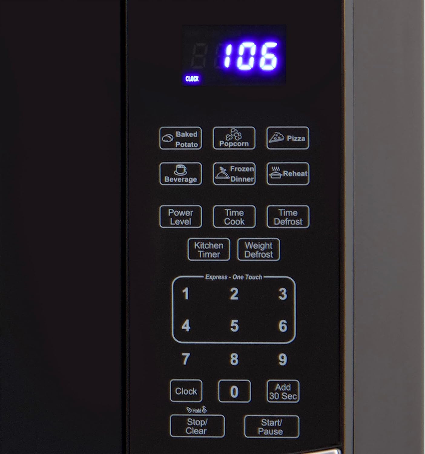 Avanti MT09V3S Microwave Oven 900-Watts Compact with 10 Power Levels and 6 Pre Cooking Settings, Speed Defrost