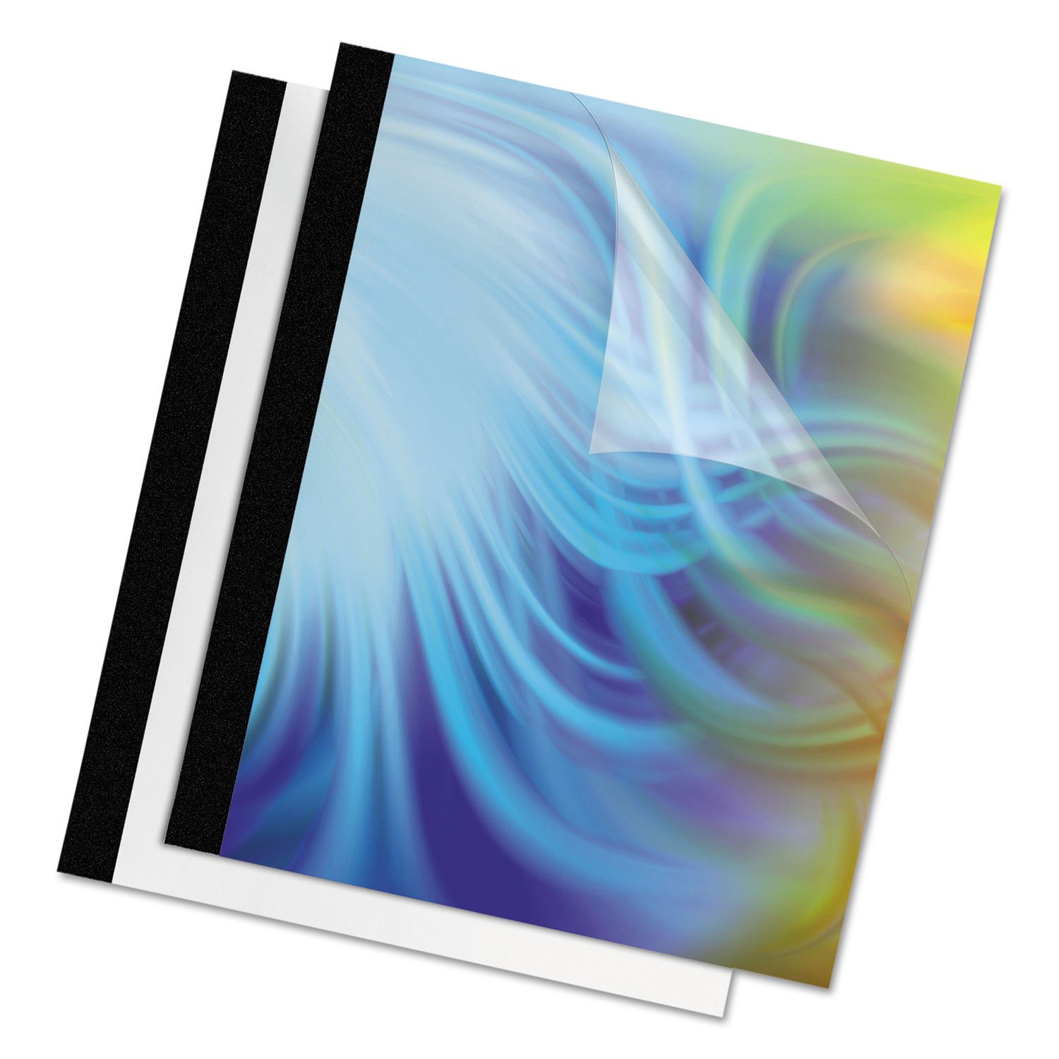 FEL5222801 - Fellowes Thermal Presentation Covers - 1/4, 60 Sheets, Black