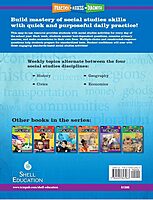 180 Days: Social Studies, Civics for 4th Grade Practice Workbook for Classroom and Home, Cool and Fun Practice Created by Teachers (180 Days of Practice)