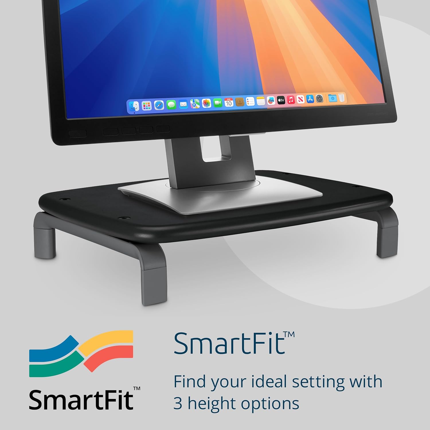 KENSINGTON SmartFit Low-Profile Monitor Stand for up to 21" Screens