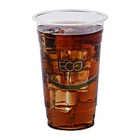 ECO-PRODUCTS GreenStripe Clear Compostable PLA Cold Cups