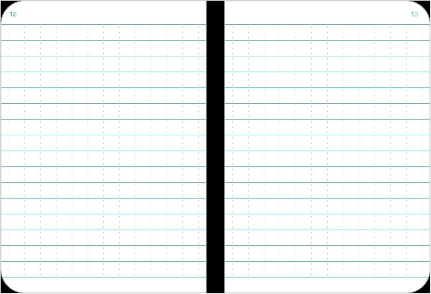 RITE IN THE RAIN Weatherproof Mini-Stapled Notebook, Field-Flex Cover, Universal Pattern