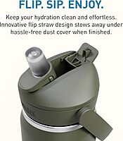 CAMELBAK Thrive Flip Straw Insulated Stainless Steel Water Bottle