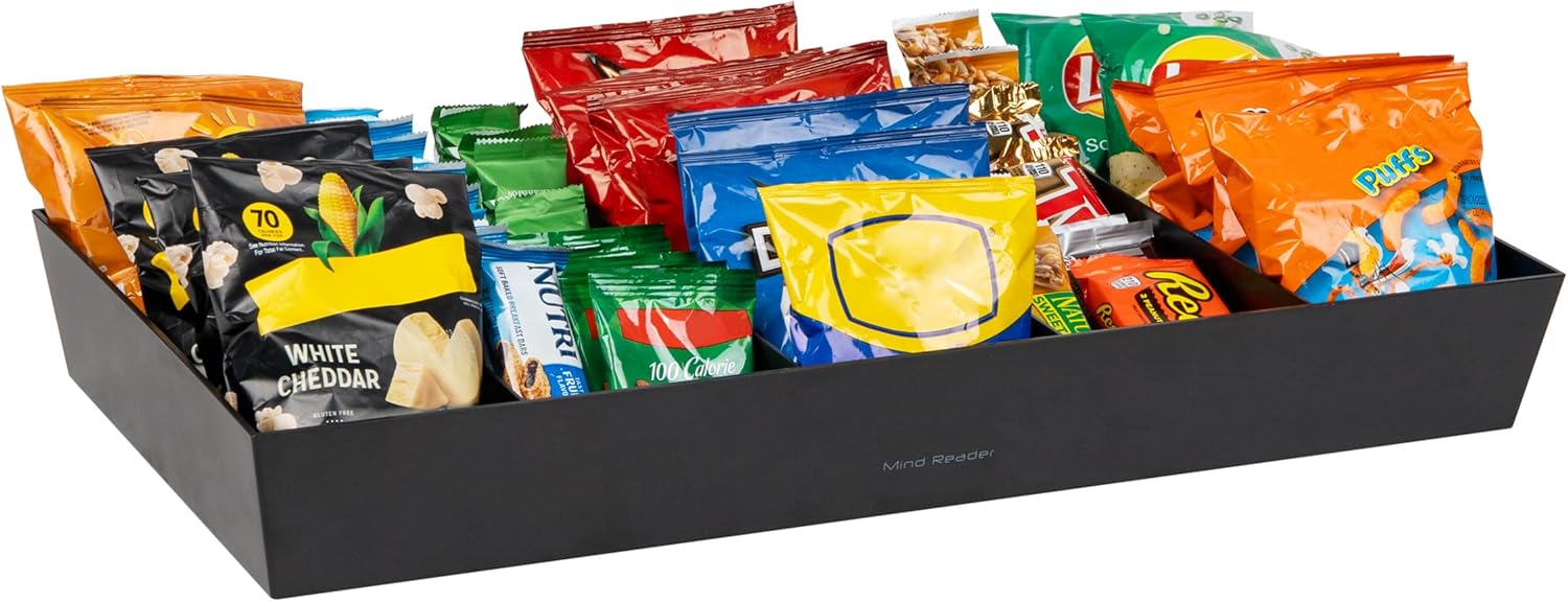 MIND READER Snack Tray Countertop Organizer