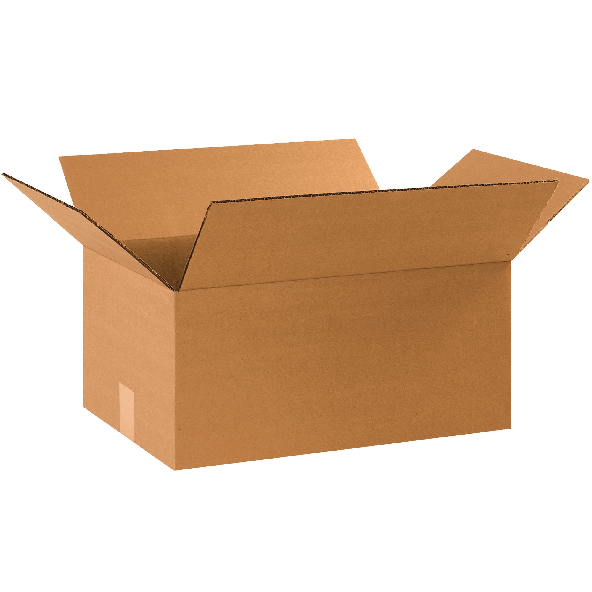 BOX USA 25 Pack of Heavy-Duty Corrugated Cardboard Boxes, 16" L x 14" W x 10" H, Kraft, Shipping, Packing and Moving