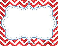 Barker Creek Name Badges & Self-Adhesive Labels, Beautiful Chevron, Multi-Purpose Name Tags, Gift Tags