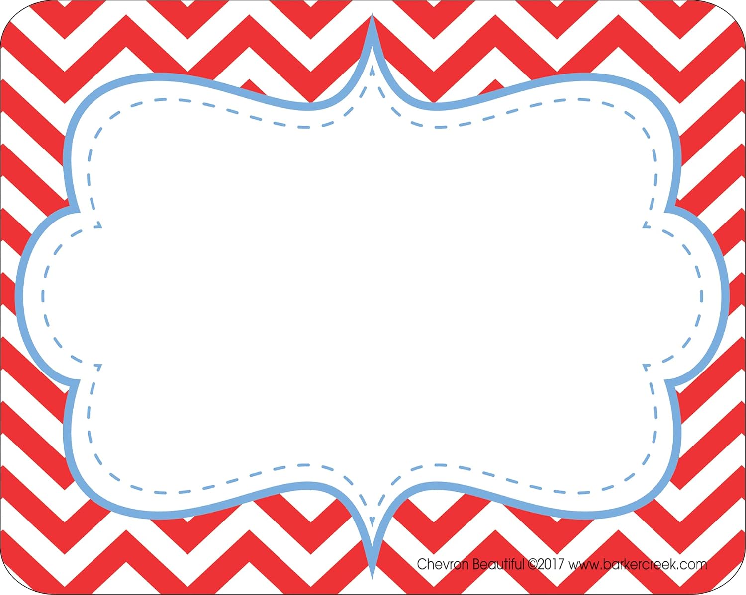 Barker Creek Name Badges & Self-Adhesive Labels, Beautiful Chevron, Multi-Purpose Name Tags, Gift Tags