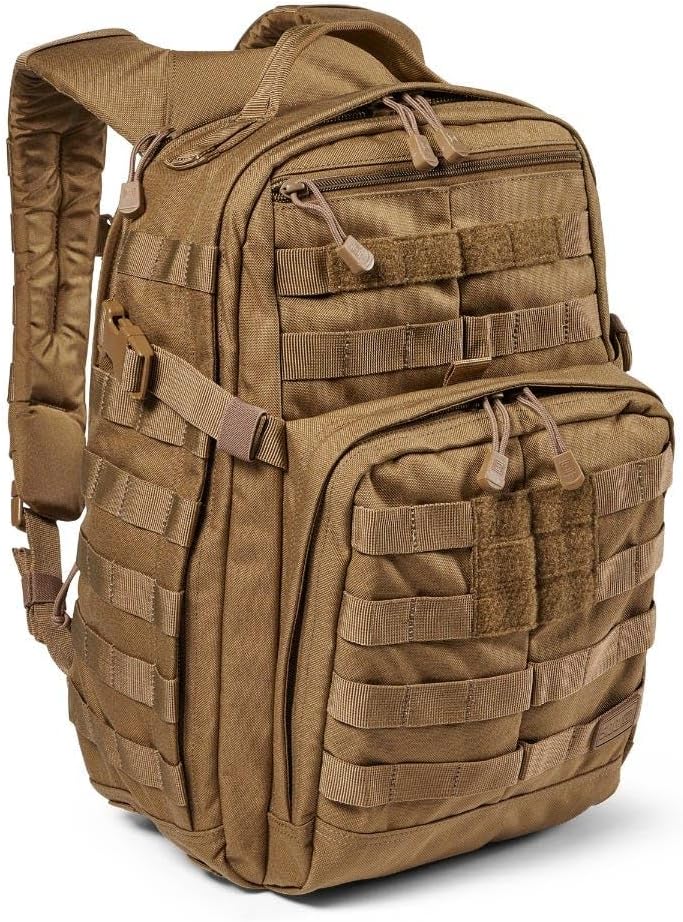 5.11 Tactical RUSH 12 2.0 Military Survival MOLLE Backpack with Laptop Compartment, 24L, Style 56561ABR/56562ABR