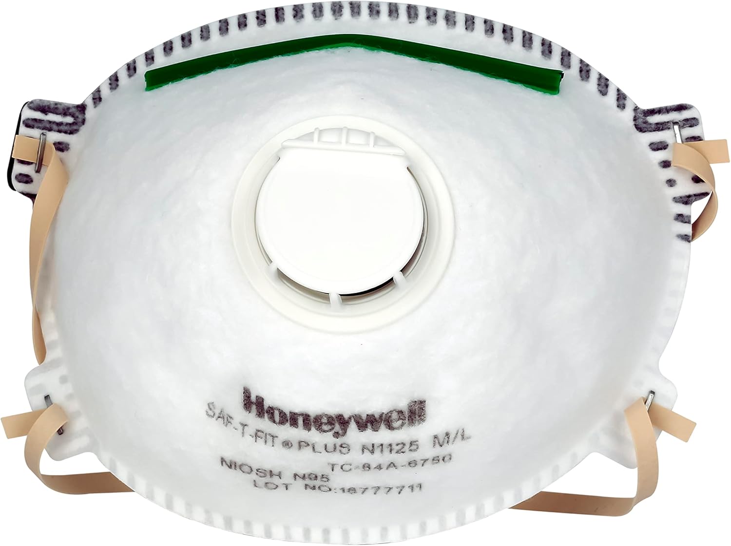 Honeywell NIOSH-Approved N95 Respirator Mask with Exhalation Valve for Airborne Particulates (RWS-54006)