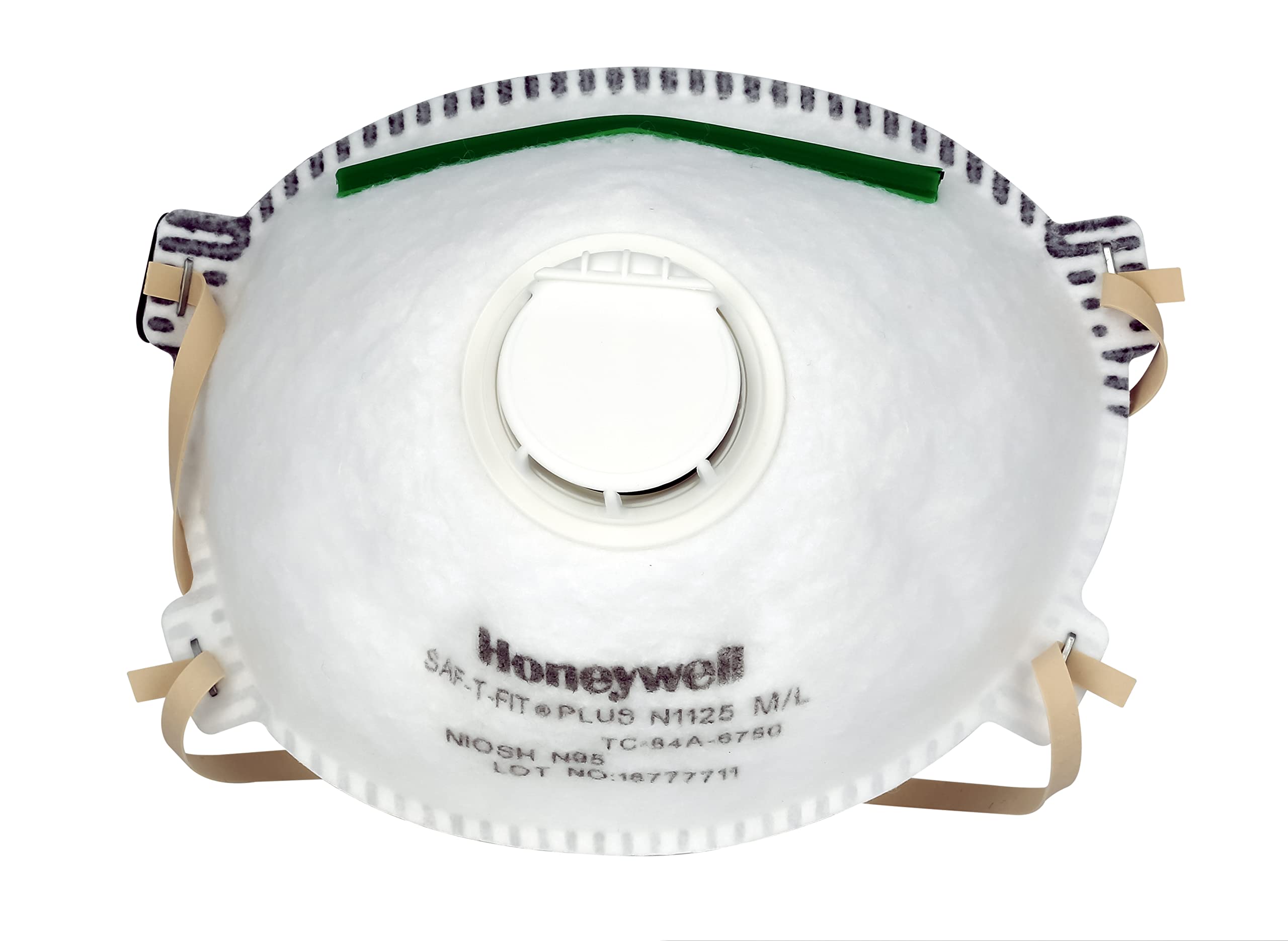 Honeywell NIOSH-Approved N95 Respirator Mask with Exhalation Valve for Airborne Particulates (RWS-54006)